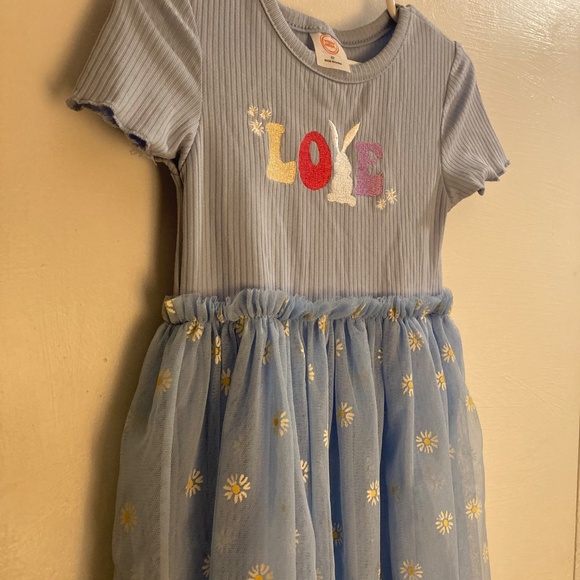 Never worn-Bunny LOVE Wonder nation short sleeve tutu dresses XS 4-5/5T - Picture 7 of 12